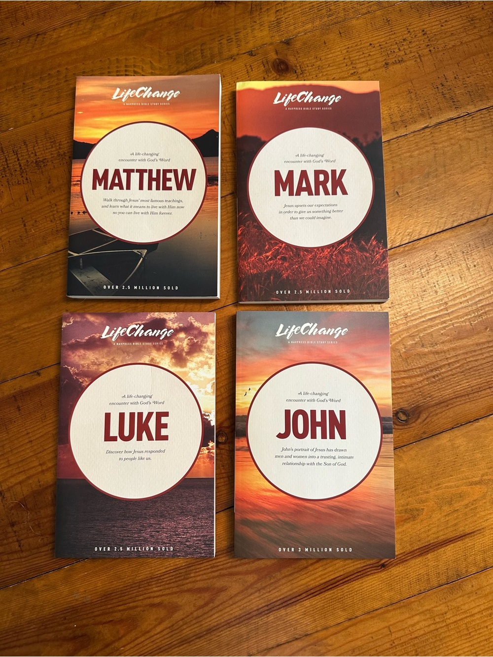 LifeChange Matthew Mark Luke John Bible Study set